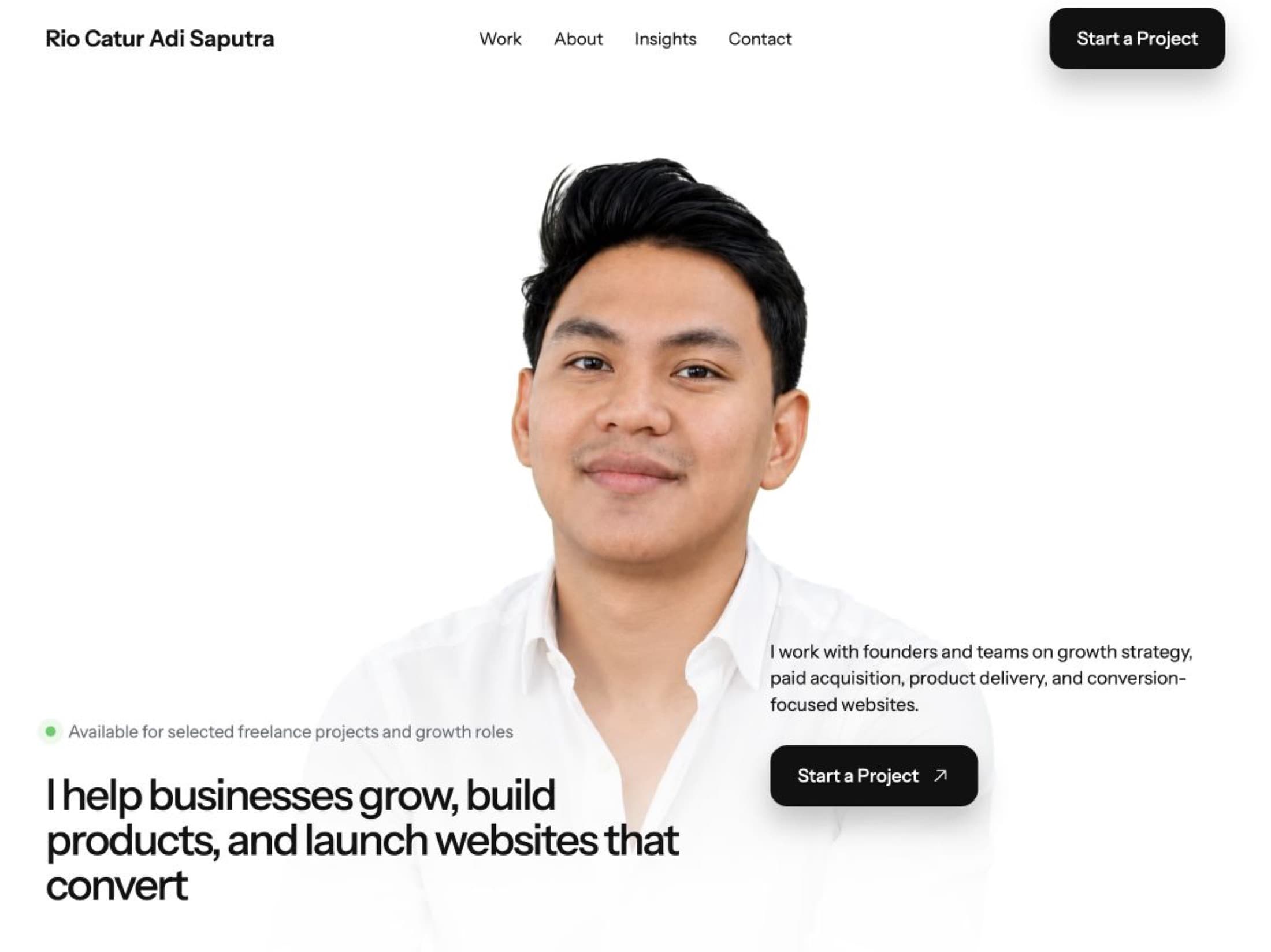 Portfolio Rio case study hero